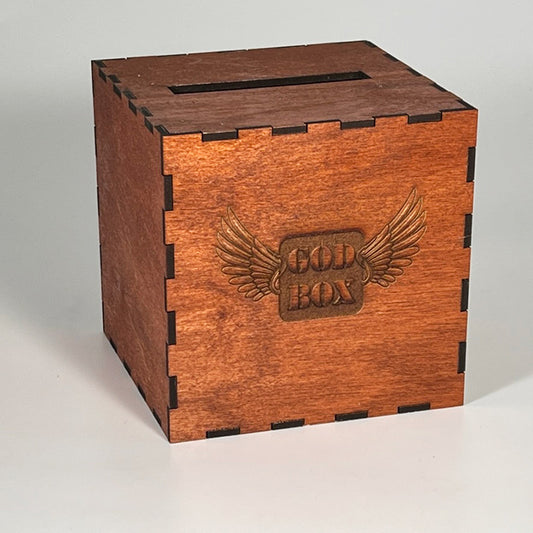 GOD BOX - Square - Dark stain