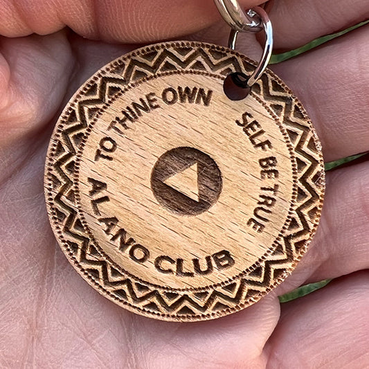 MEDALLIONS - Custom engraved - Hard wood - 2 sided