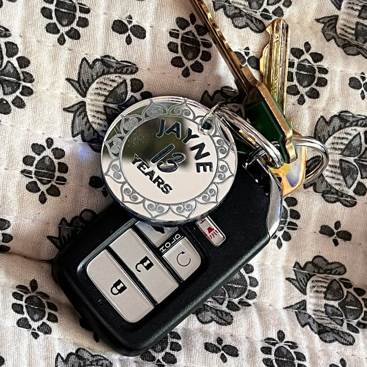 MEDALLIONS - Mirrored acrylic - Custom engraved