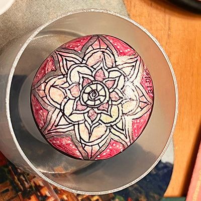 Hand painted sobriety stone - - "Came to Believe"