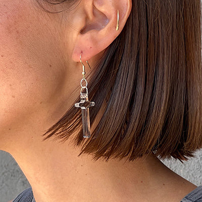 Innie Cross Earrings