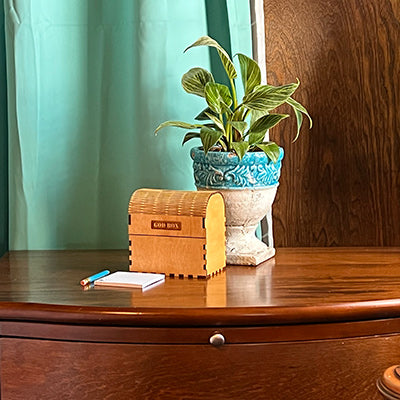 wooden prayer box