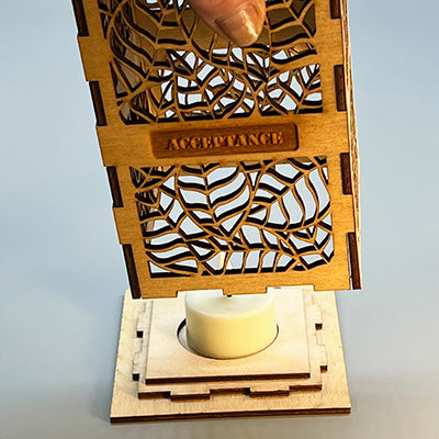 eco-friendly birch wood SERENITY REFLECTION BOX