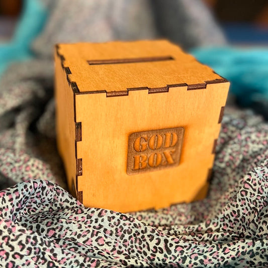 GOD BOX - Square - Light stain