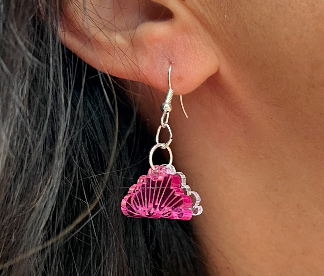 Pink Cloud earrings